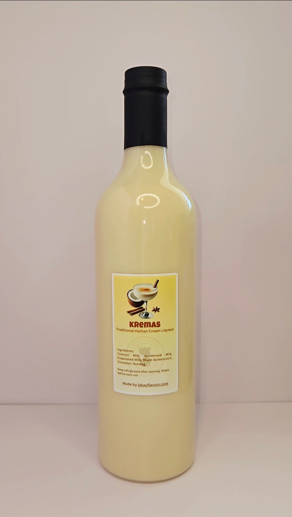 Haitian Kremas - Cremas - Coconut Cream Liqueur - Caribbean Holiday Drink 750 ml