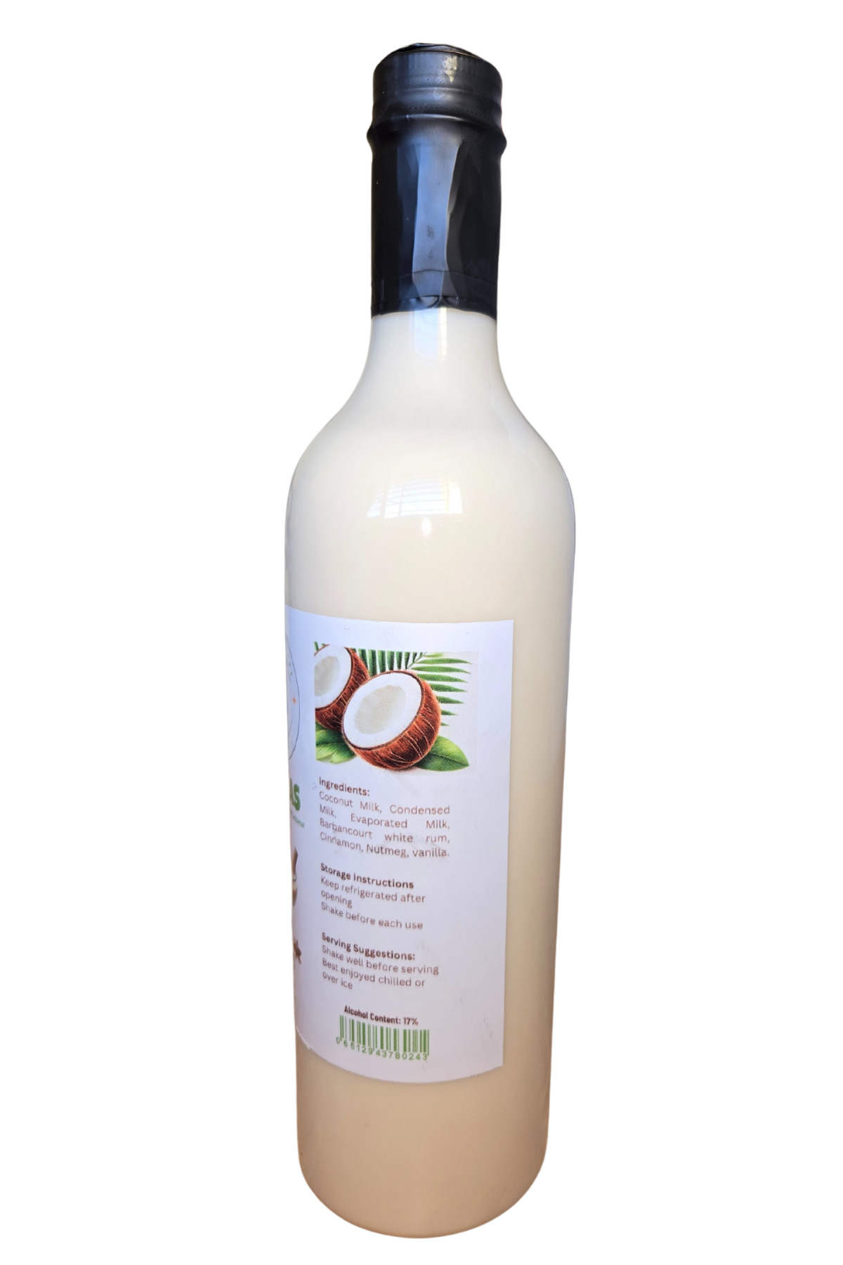 Haitian Kremas - Cremas - Coconut Cream Liqueur - Caribbean Holiday Drink 750 ml