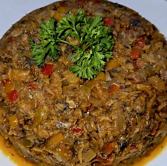 Authentic Haitian Chiktay Aranso – Smoked Herring Spread | 16 oz or 32 oz Jar | Spicy & Flavorful