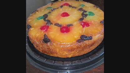 Homemade Pineapple Upside Down Cake – 8-Inch Round, Serves 8-10 – Moist, Buttery, and Freshly Baked