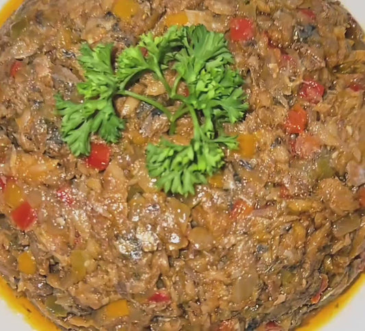 Authentic Haitian Chiktay Aranso – Smoked Herring Spread | 16 oz or 32 oz Jar | Spicy & Flavorful