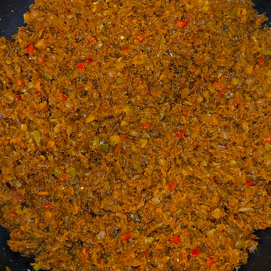 Authentic Haitian Chiktay Aranso – Smoked Herring Spread | 16 oz or 32 oz Jar | Spicy & Flavorful
