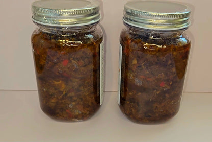 Authentic Haitian Chiktay Aranso – Smoked Herring Spread | 16 oz or 32 oz Jar | Spicy & Flavorful